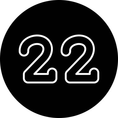 Siyah ve beyaz simgesinin vektör illüstrasyonu