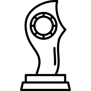 kupa ödülü vektör illüstrasyonu