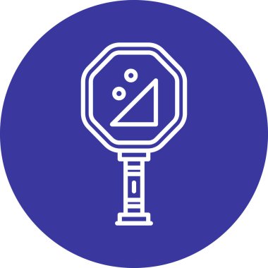 Bir pusula simgesinin vektör illüstrasyonu