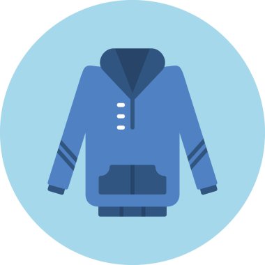 giysi düz vektör simgesi