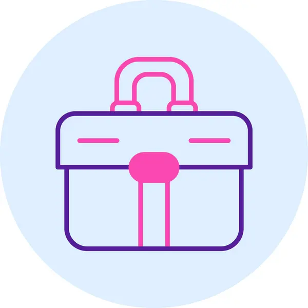 evrak çantası web simgesi basit vektör illüstrasyonu