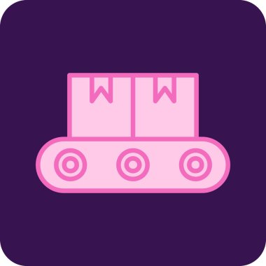 Tek bir araba simgesinin vektör illüstrasyonu