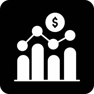 Diyagram web simgesi, vektör çizim