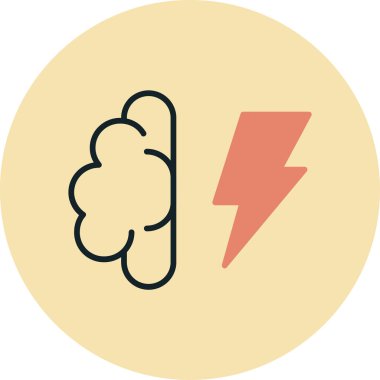 vector illustration of storm icon