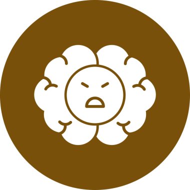 kızgın çiçek, vektör illüstrasyonu