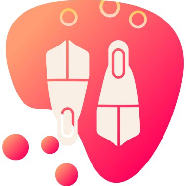 Uzun gölgeli beyaz çizgi mantar ikonu. Kırmızı altıgen düğmesi. vektör.