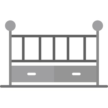 bebek beşiği vektör simgesi