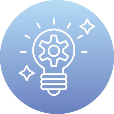 fikir simgesi, illüstrasyon, vektör tasarımı