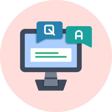 İnternet sohbeti. Basit resimleme