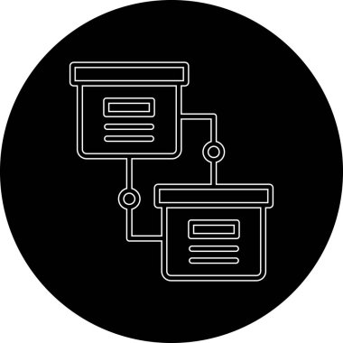 vektör sunucu illüstrasyonu