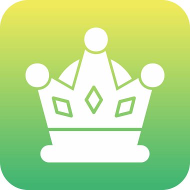 Taç simgesi, vektör illüstrasyonu