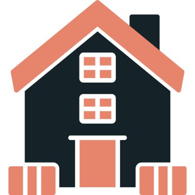 ev simgesini düz bir şekilde inşa etmek