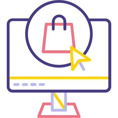 İnternet web pazarlama simgesi