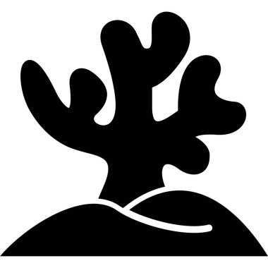 Geyik. Web simgesi basit illüstrasyon