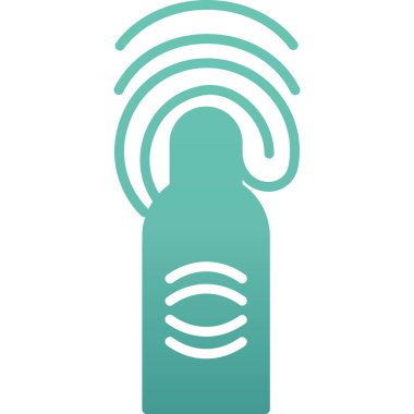 Modern b 'nin vektör illüstrasyonunda müziğin eksik simgesi