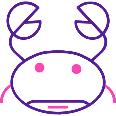 Hayvan. Web simgesi basit illüstrasyon