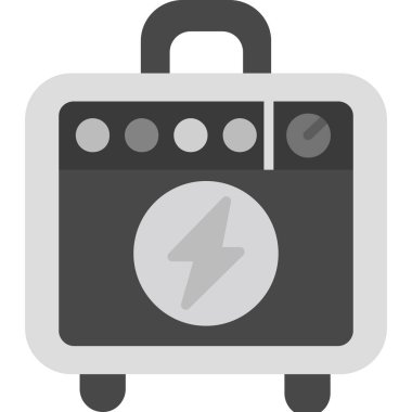 güç pil vektörü simgesi.