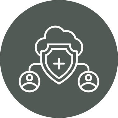 Bir kalkanın vektör illüstrasyonu