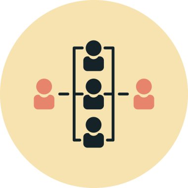 Modern insan simgesinin vektör çizimi