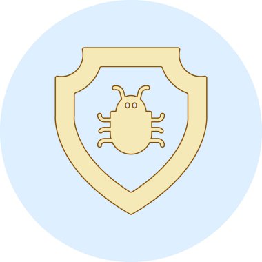 Virüs ikonu vektör illüstrasyonu