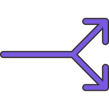 ok simgesi işaret vektör illüstrasyonu
