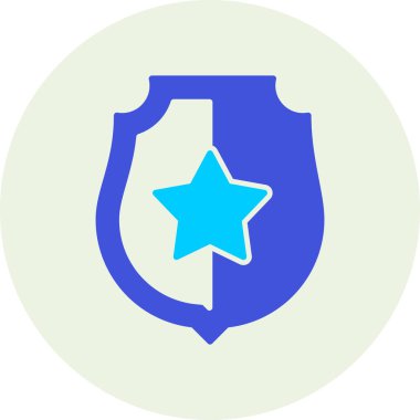 kalkan simgesi, vektör illüstrasyonu