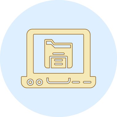 Web renk simgesi, vektör illüstrasyonu