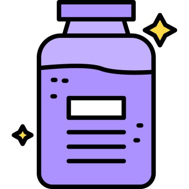 şişe simgesi, vektör illüstrasyonu