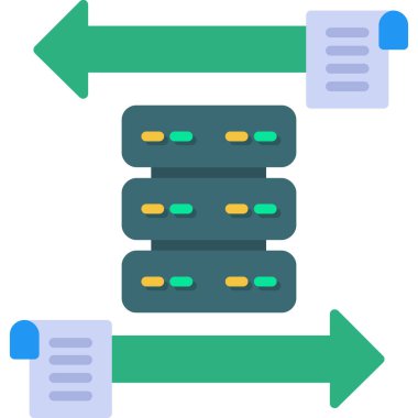 veri sunucusu ağ simgesi