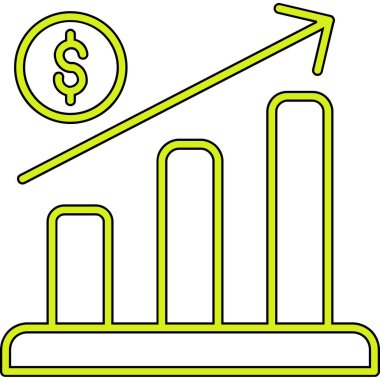 İş haritası simgesi. Web için grafik vektör simgelerinin özet çizimi