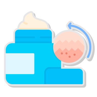 Bebek şişesinin vektör illüstrasyonu