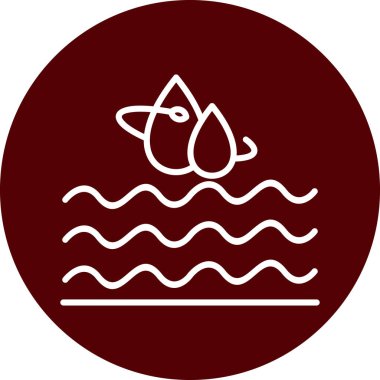 su simgesi vektör illüstrasyonu