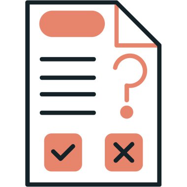 Liste vektör simgesi. bicolor düz yuvarlak simge, yumuşak mavi renkler, yuvarlak açılar, beyaz arkaplan.