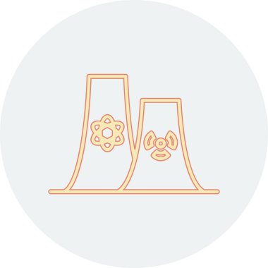 Molekül. Web simgesi basit tasarım