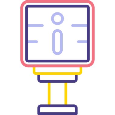 Kamera simgesi basit vektör illüstrasyonu