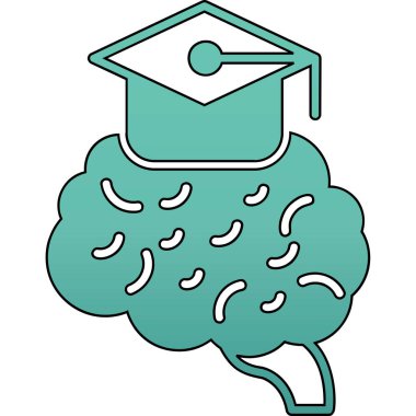 Konuşma balonlu mezuniyet şapkası