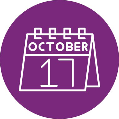 Takvim simgesinin vektör illüstrasyonu