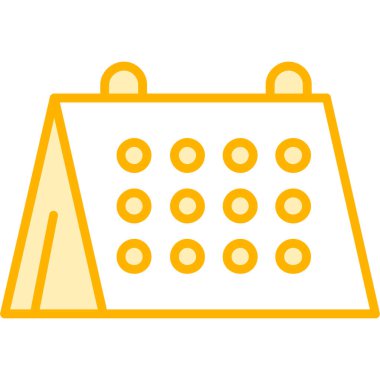 takvim anımsatma tarihi simgesi ana hat biçiminde