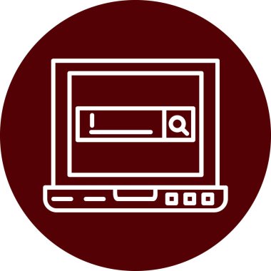 seo modern simgesinin vektör illüstrasyonu