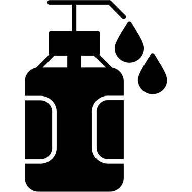 Bir şişe suyun vektör çizimi