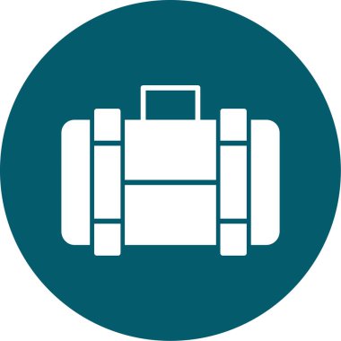 Çanta. Web simgesi basit illüstrasyon