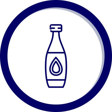 Su bırakma simgesinin vektör illüstrasyonu