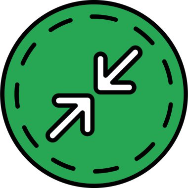 Ok simgesi. çizgi ok imleç vektör simgesi rengi düz izole