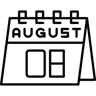 Takvim. Web simgesi basit illüstrasyon