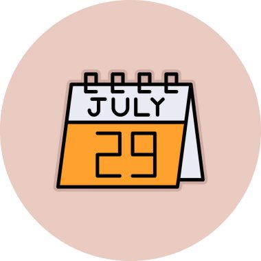 18 Temmuz 'da. Ayın 20. günü, beyaz arkaplanda basit bir takvim simgesi. Planlama. Zaman yönetimi. Kullanım takvimi web tasarımı