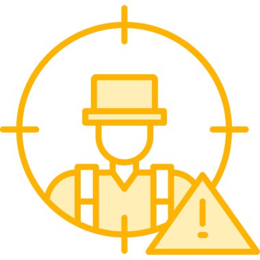 İş adamı. Web simgesi vektör illüstrasyonu