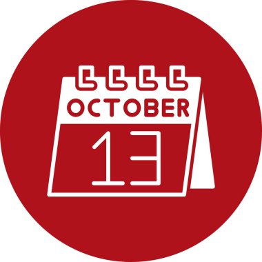 Takvim simgesinin vektör illüstrasyonu