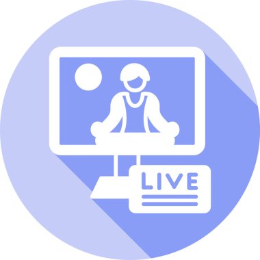 Yaşa. Web simgesi basit illüstrasyon