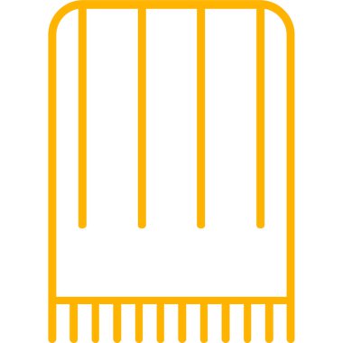 ahşap bir çit vektör çizim