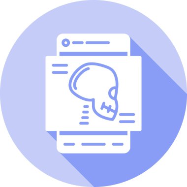 Ana hatlar biçiminde bilgisayar öğrenme simgesi